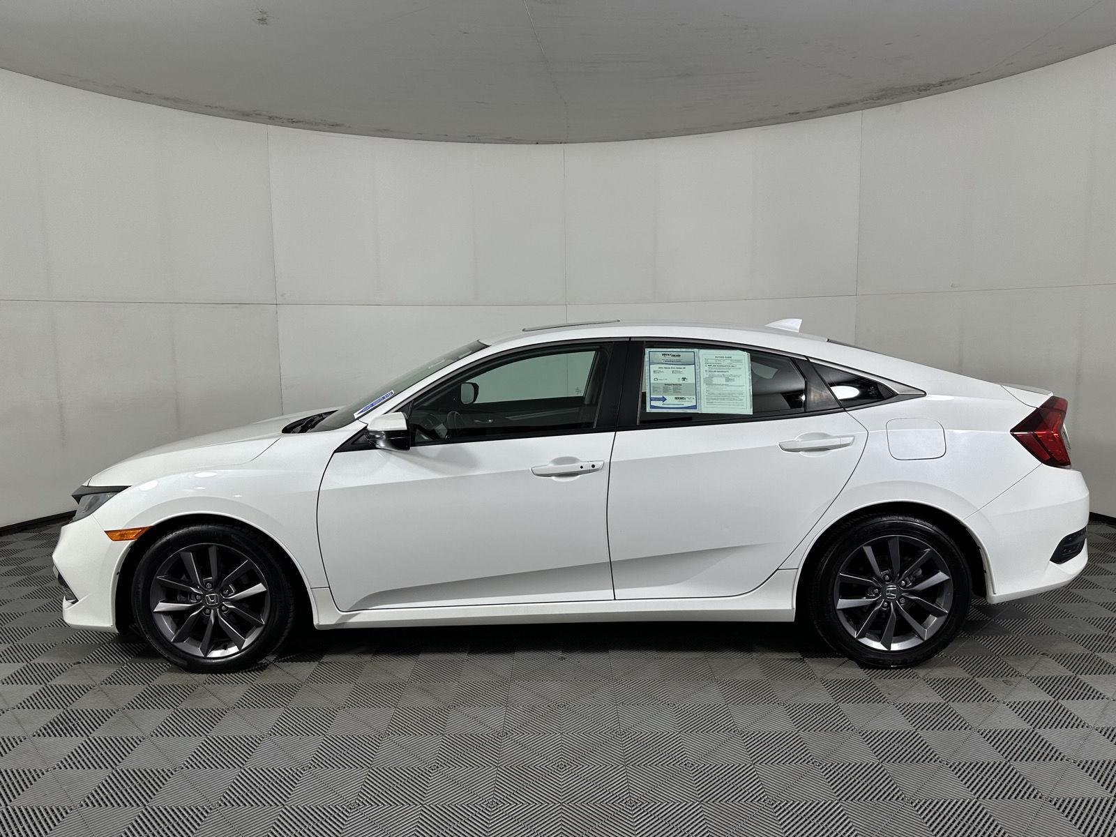 Used 2021 Platinum White Pearl Honda EX image 13