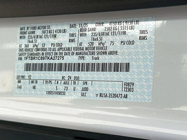New 2026 Oxford White Ford Base image 19