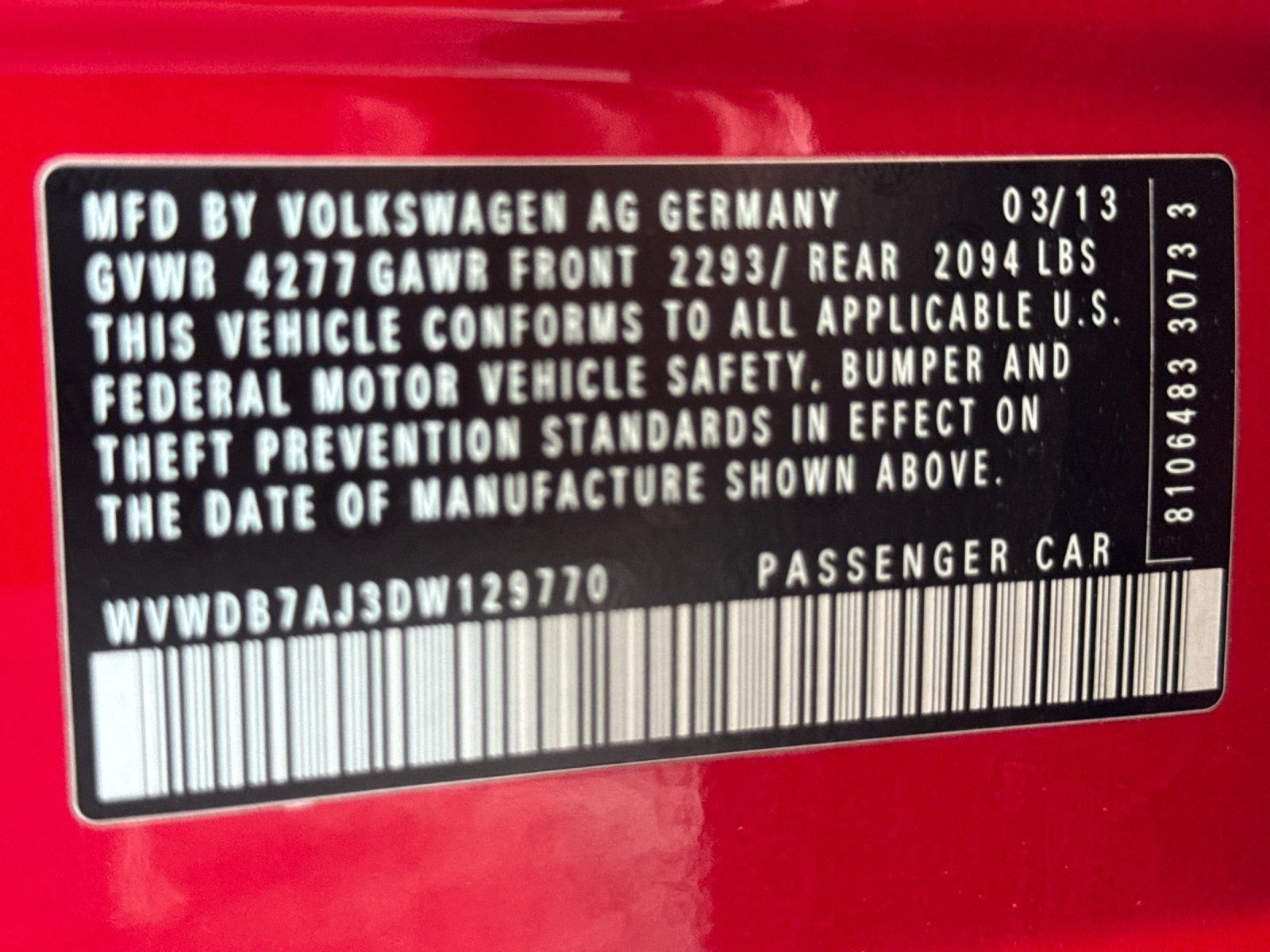 Used 2013  Volkswagen 2.5L image 25