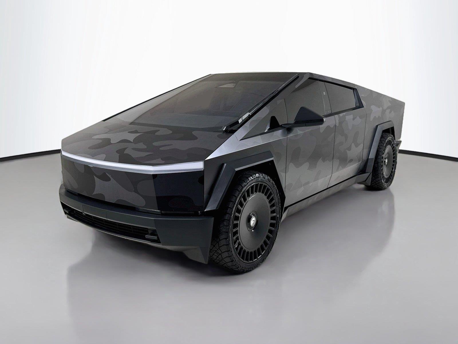 Used 2024 Camo Wrapp Tesla Cyberbeast | Forgiato Wheels | Camo Wrap image 10