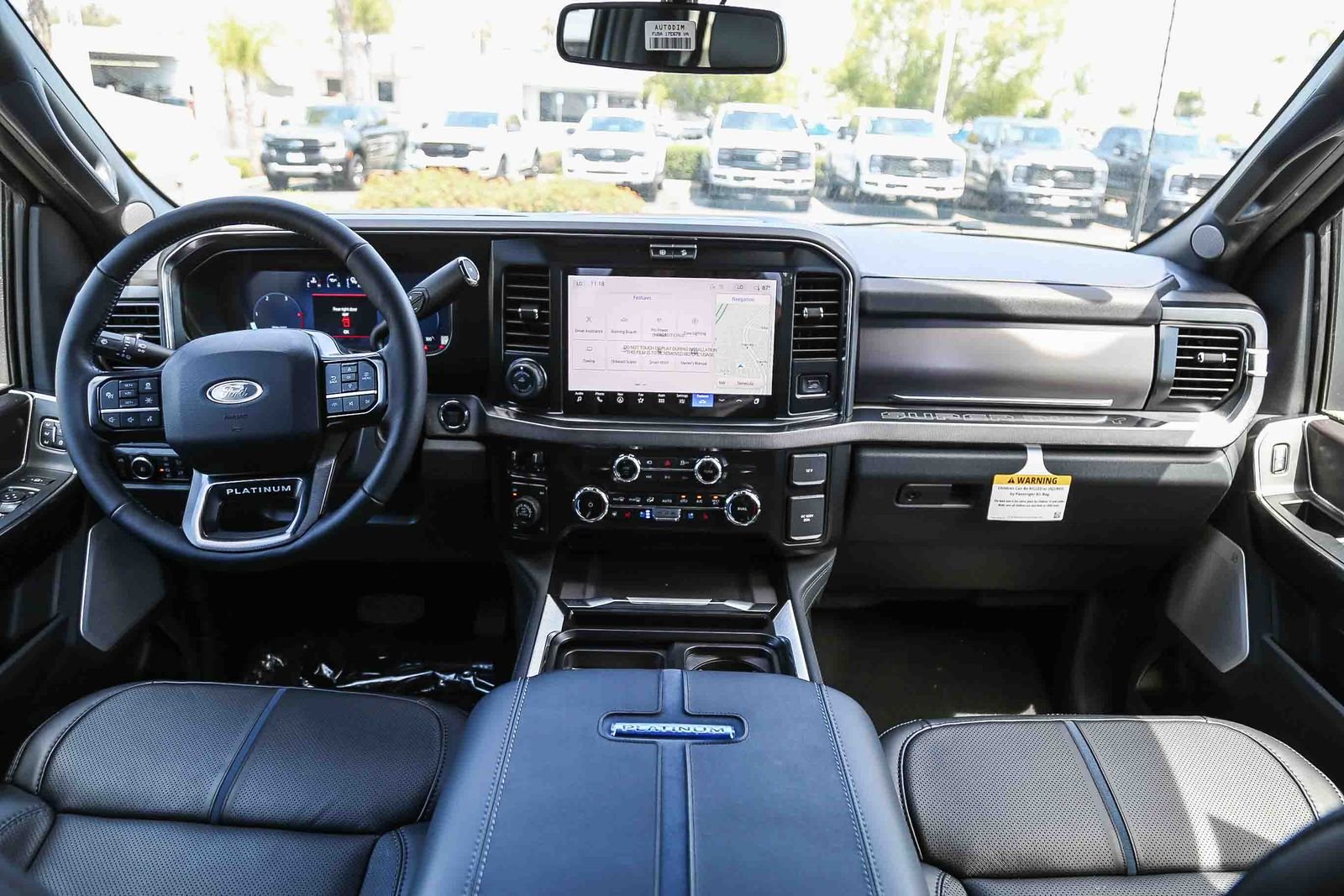 New 2026 Glacier Gray Metallic Tri-Coat Ford F-250® Platinum® image 13