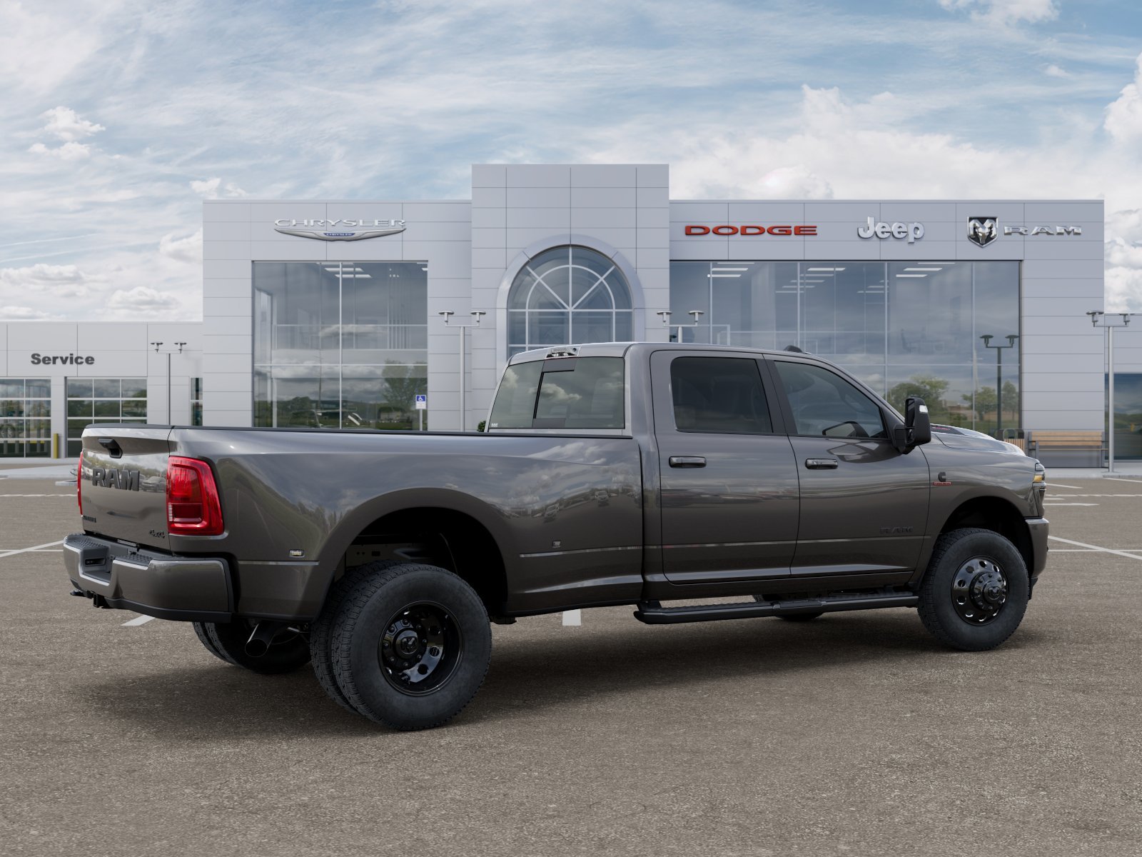 New 2026 Granite Crystal Metallic Clear-Coat Exterior Paint RAM Laramie image 30