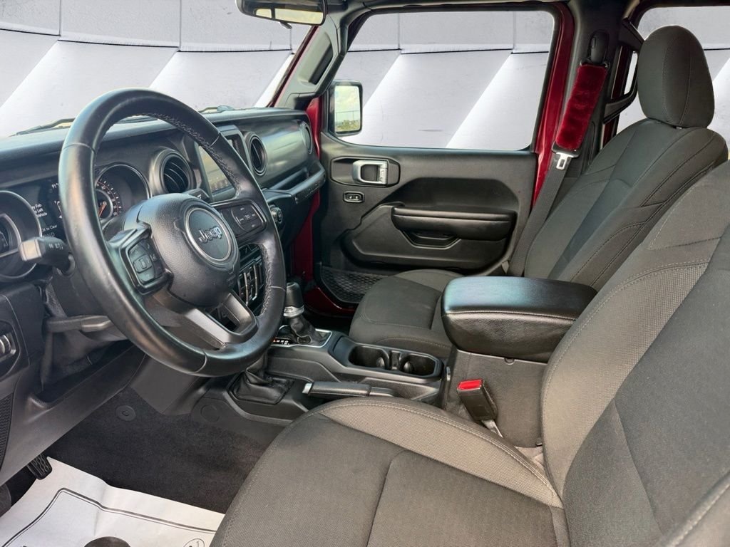 Used 2021 Red Jeep Unlimited Willys image 9