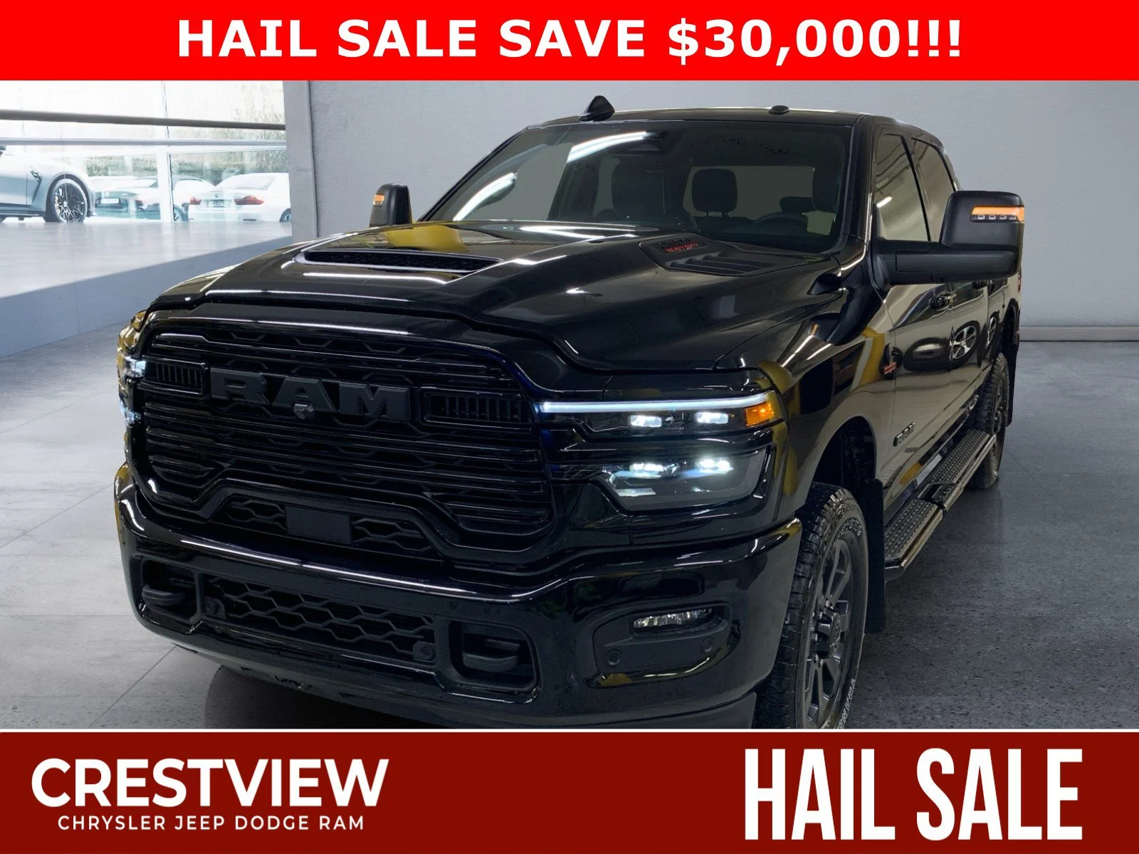 New 2026 Diamond Black Crystal Pearl Ram Laramie image 1