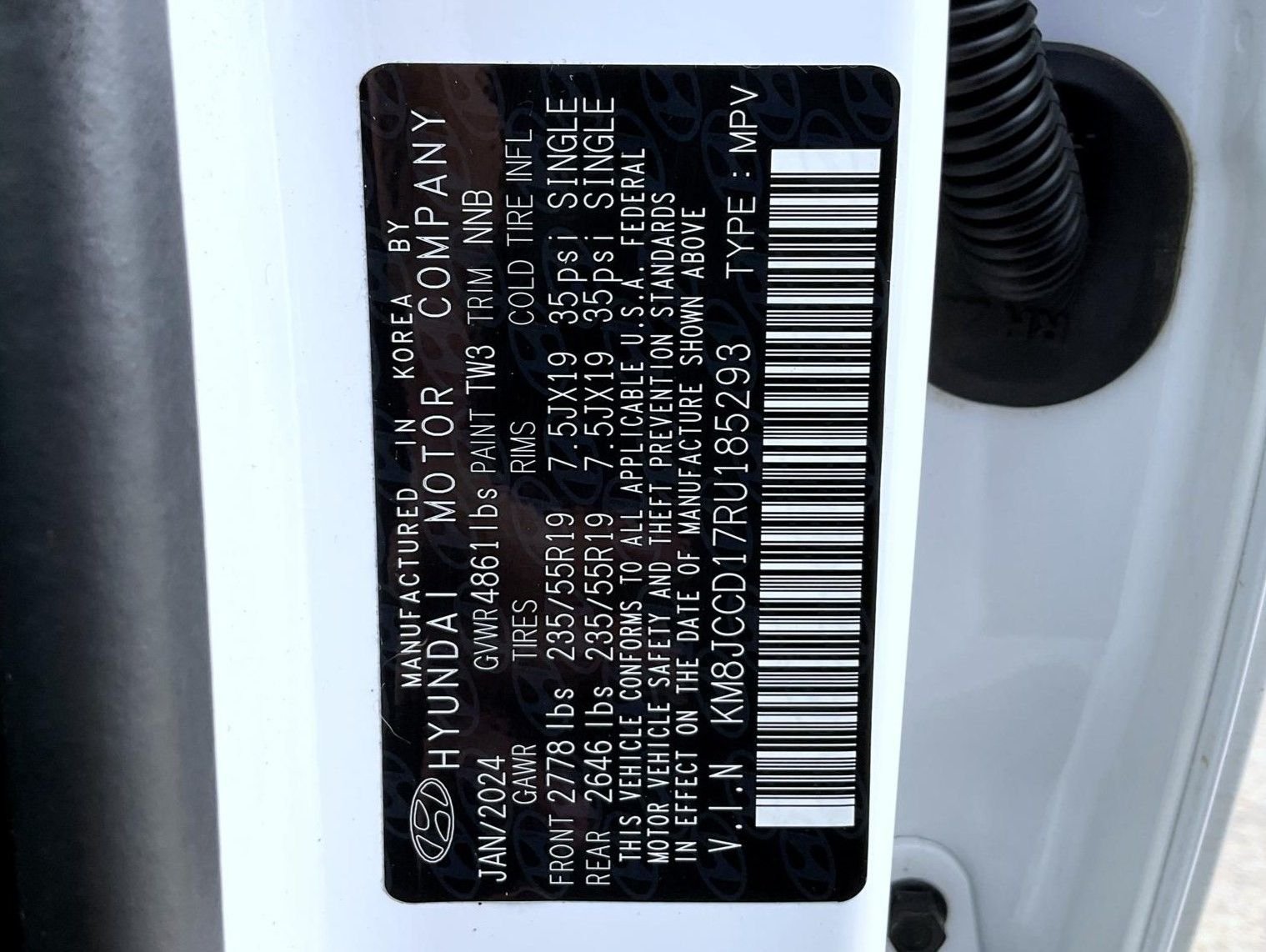 Used 2024 White Hyundai SEL Convenience image 26