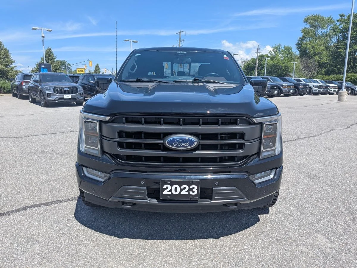 Used 2023 Black Ford Lariat 4wd Supercrew image 2