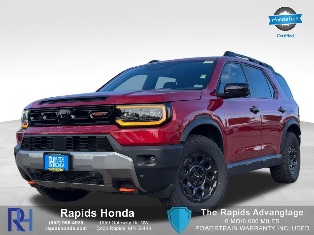 Certified Used 2026 Radiant Red Metallic II Honda TrailSport Blackout image 1