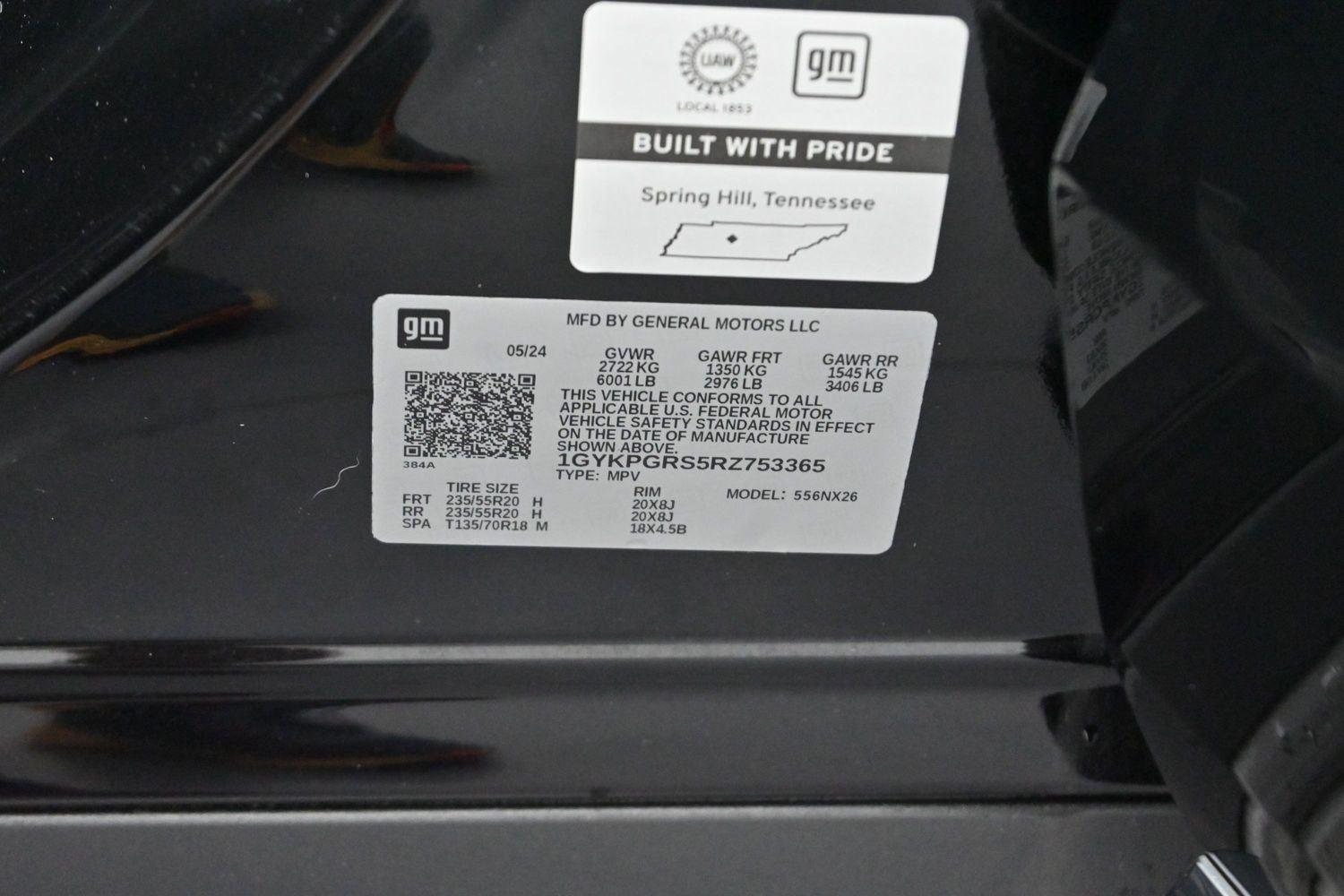 Used 2024 Stellar Black Metallic Cadillac Sport image 45