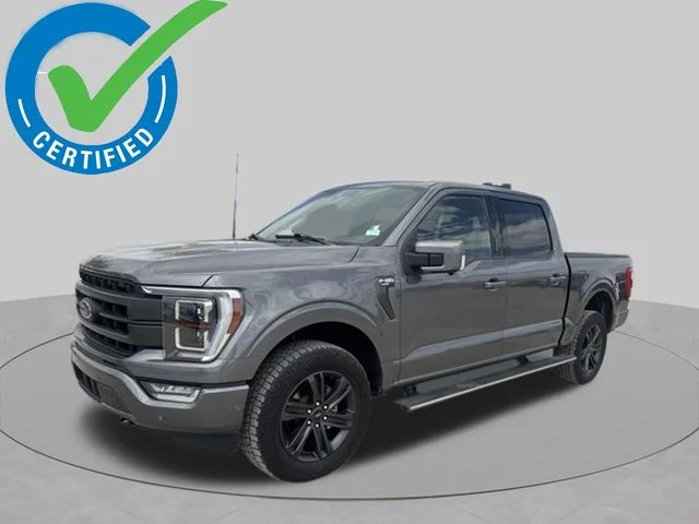 Certified Used 2021 Gray Ford Lariat image 1