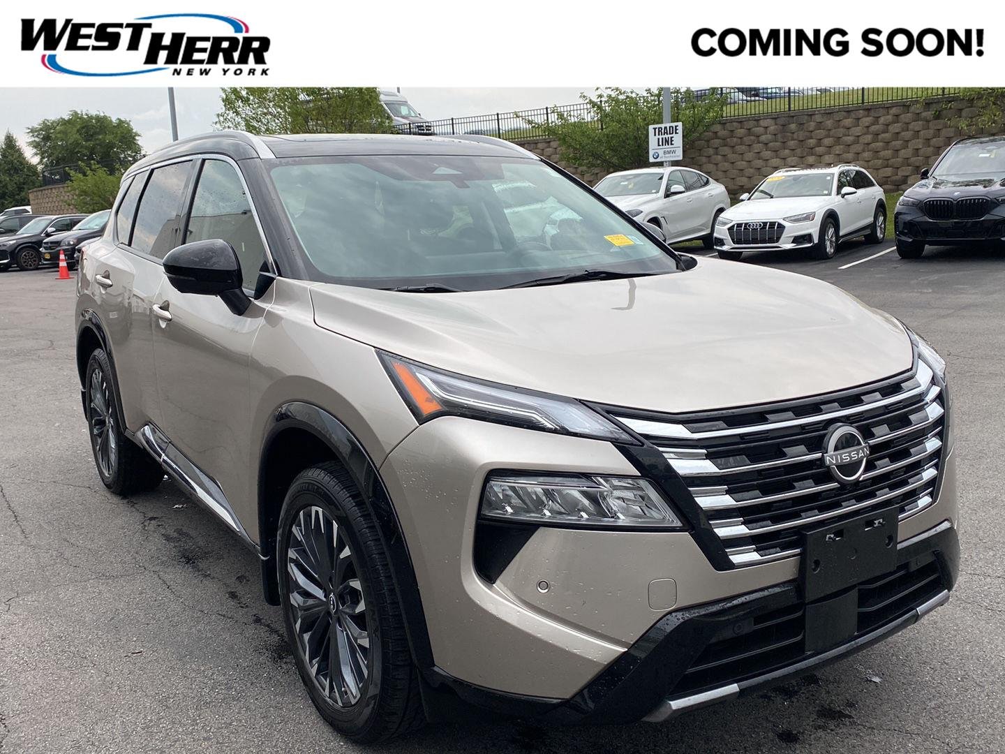 Used 2024 Champagne Silver Metallic/Super Black Nissan Platinum image 1
