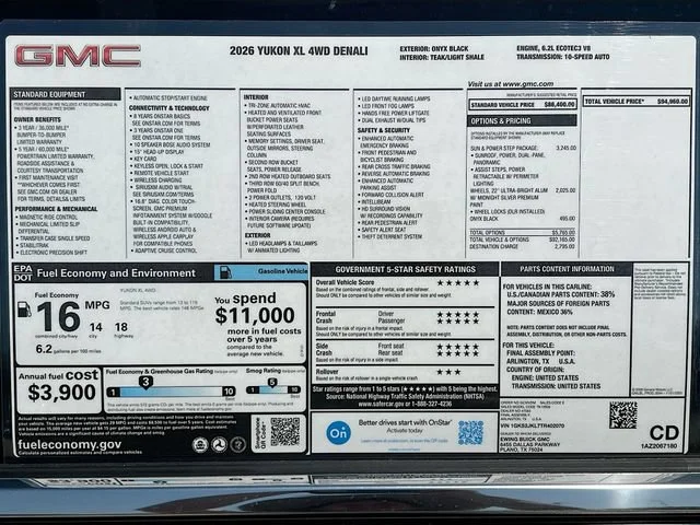 2026 GMC Yukon XL Denali - Photo 21