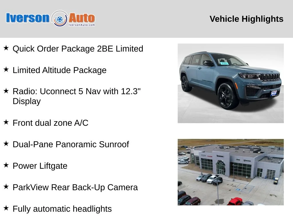 New 2026 Steel Blue Exterior Paint Jeep Limited image 2