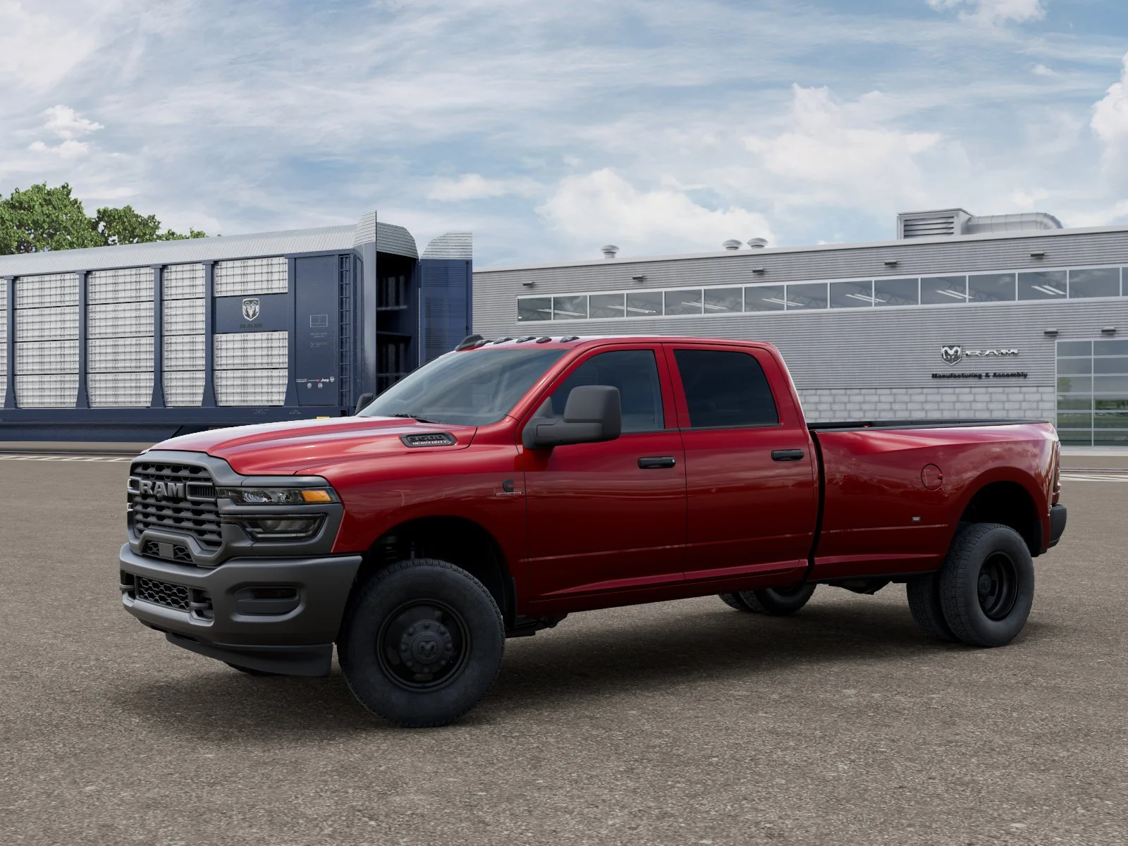 New 2026 Molten Red Pearl-Coat Exterior Paint RAM Tradesman image 28