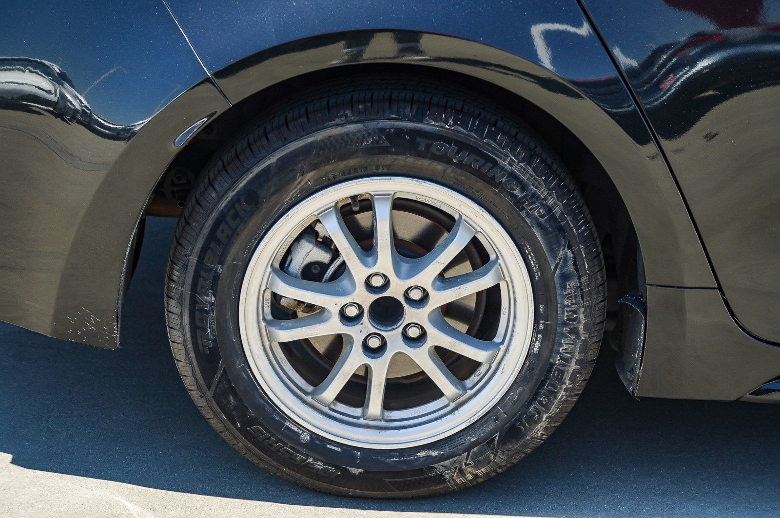 Used 2021 Black Sand Pearl Toyota Hybrid LE image 11