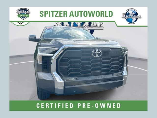 Gray 2025 Toyota Tundra SR5 CrewMax Cab 4WD Pickup Truck Four-Wheel Drive