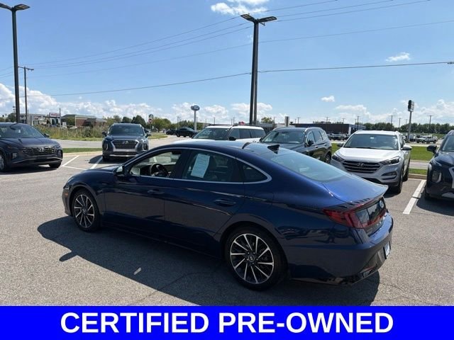 Certified Used 2021 Blue Hyundai Limited image 14