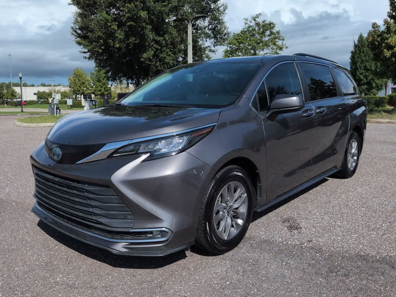 Certified Used 2021 Predawn Gray Mica Toyota XLE image 2