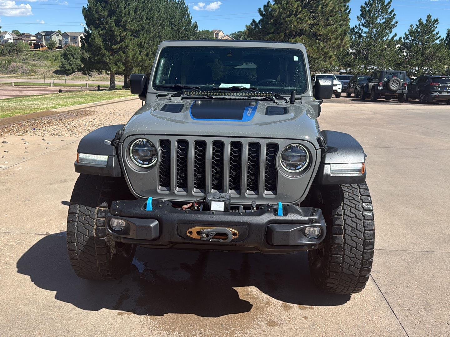 Used 2021 Sting-Gray Clearcoat Jeep Unlimited Rubicon image 2