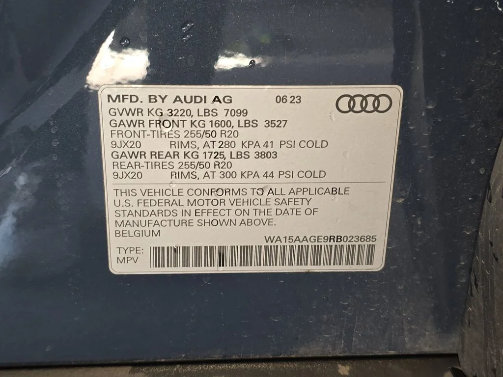 Used 2024 Blue Audi Premium Plus image 34