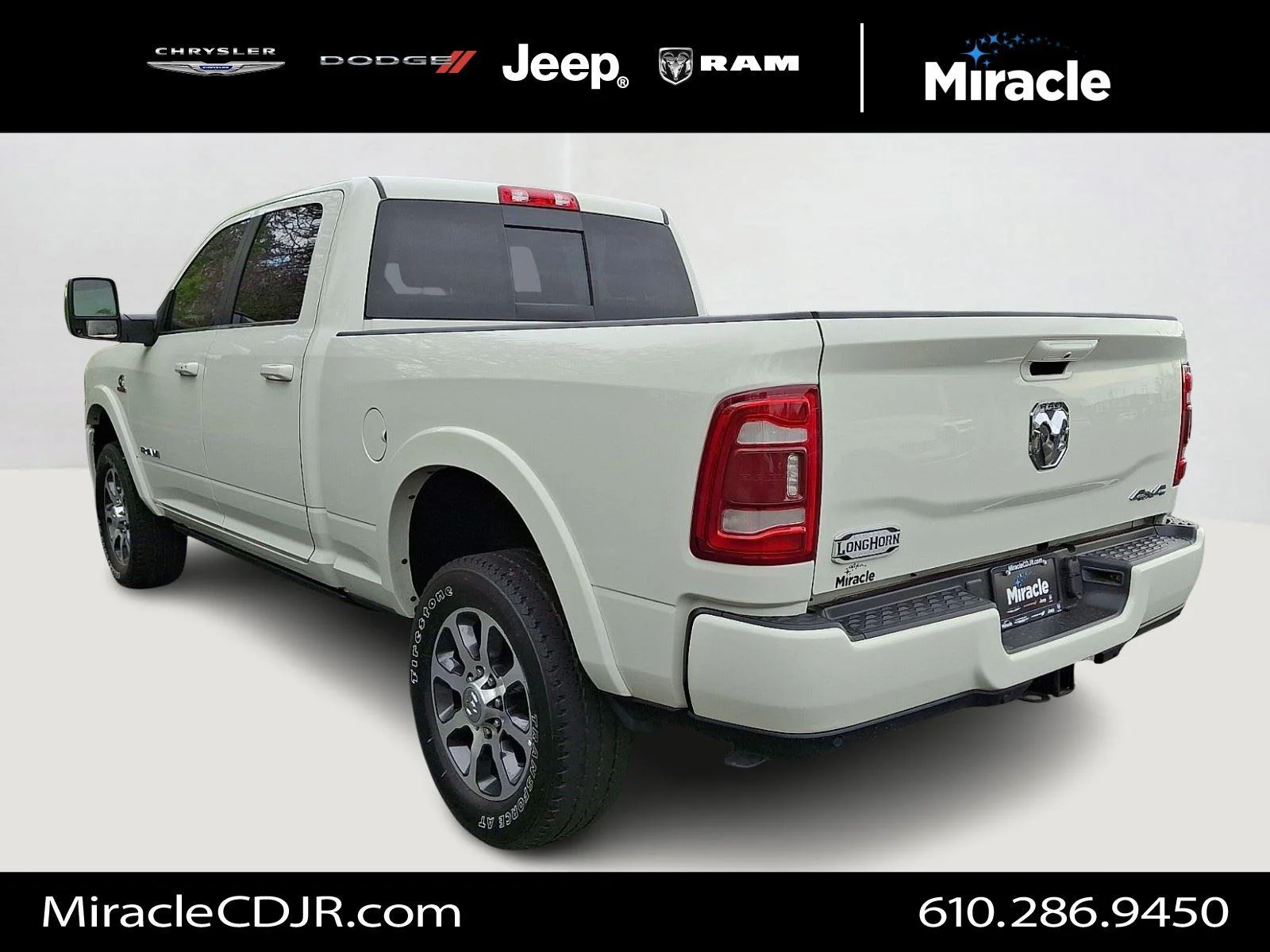 Used 2024 Pearl White Ram Longhorn image 4