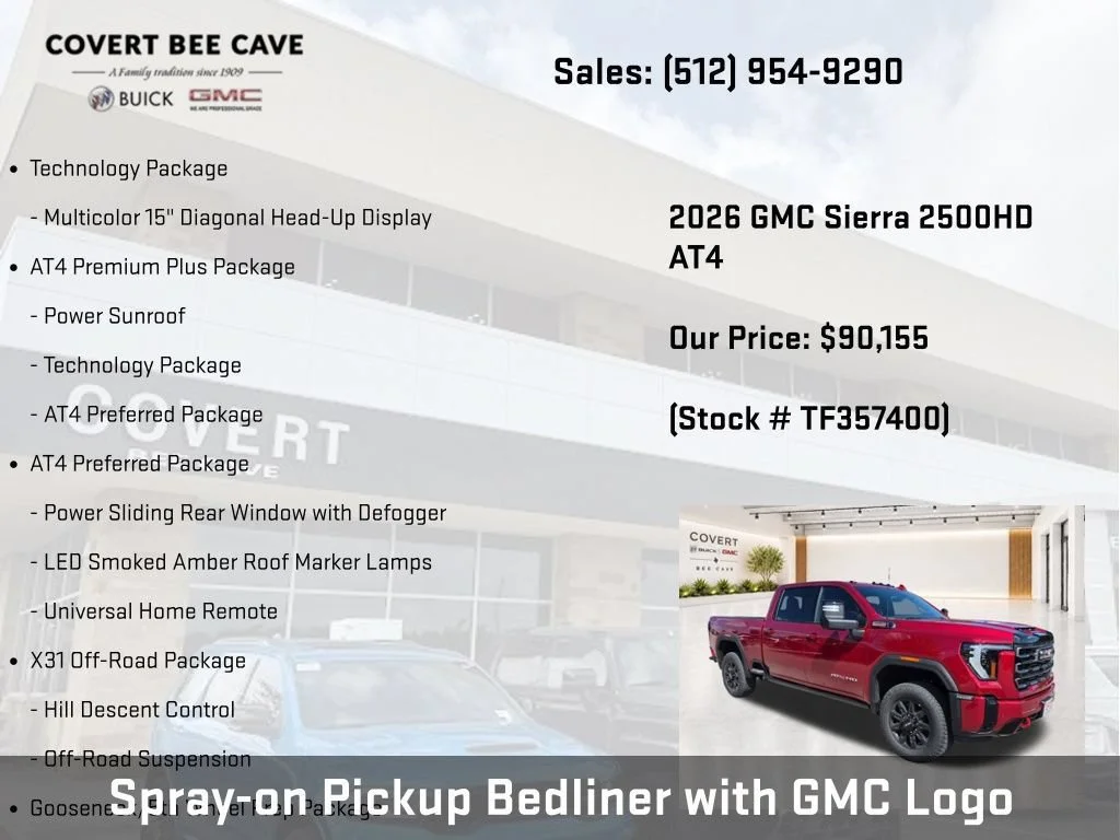 New 2026 Volcanic Red Tintcoat GMC AT4 image 29