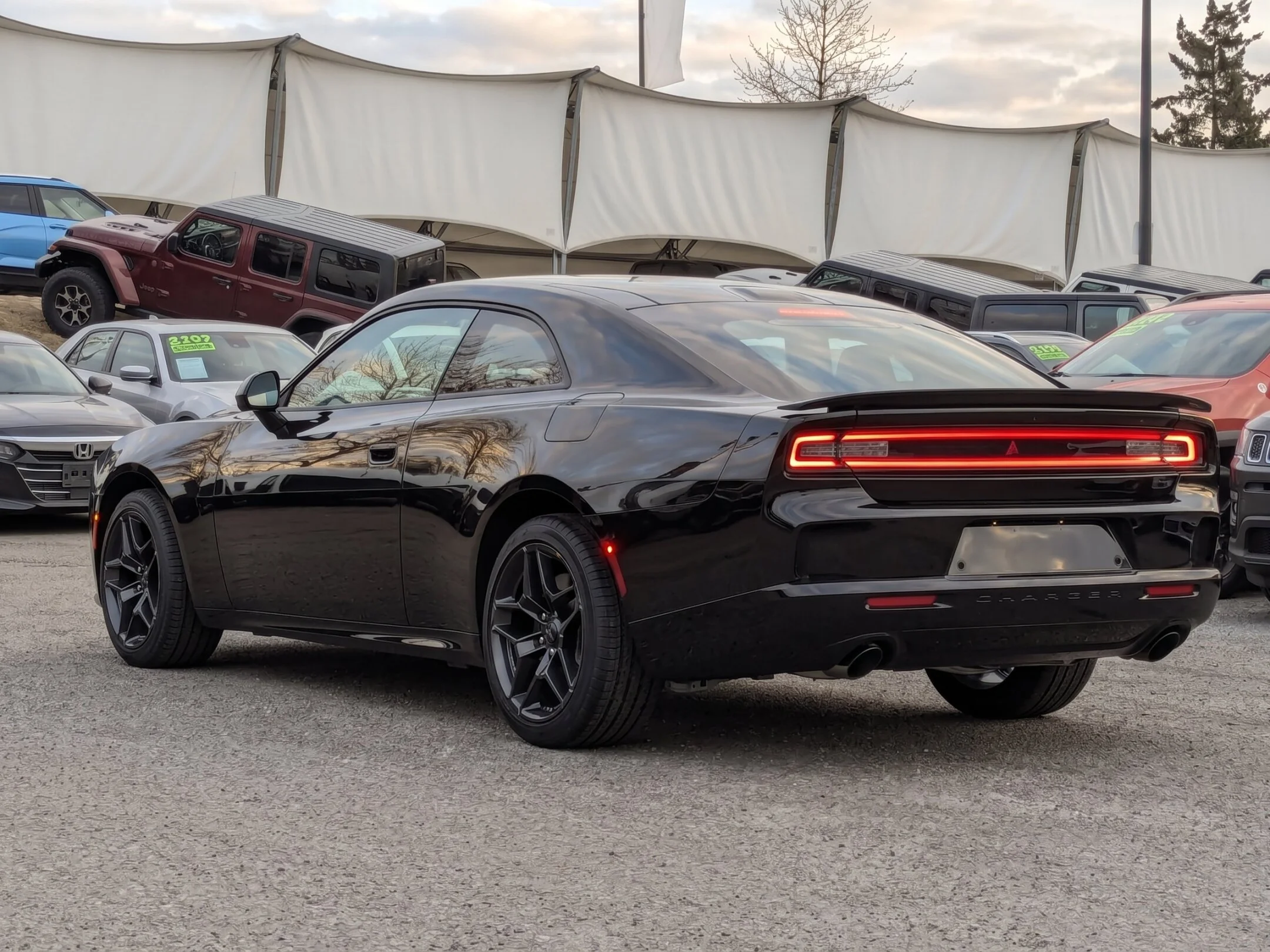 New 2026 Black Dodge Scat Pack Plus - - Blacktop Pkg - Full Glass Roof - Alpine Premium Audio - Head-Up Display & More! image 6