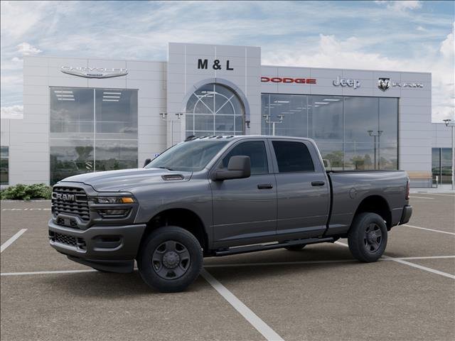 New 2026 Ceramic Gray Clear-Coat Exterior Paint RAM Tradesman Crew Cab 4x4 6