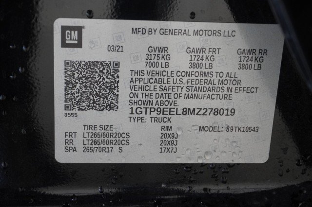 Used 2021 BLACK GMC AT4 image 40