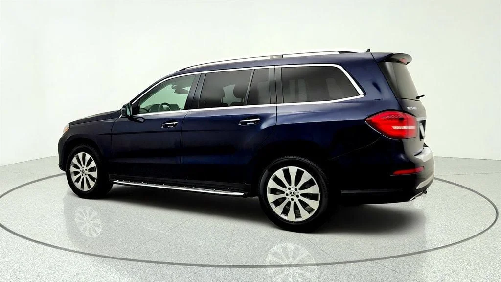Used 2018 Lunar Blue Metallic Mercedes-Benz GLS 450 4MATIC® SUV w/ Premium Pkg, Pano Roof & H/K Sound image 7