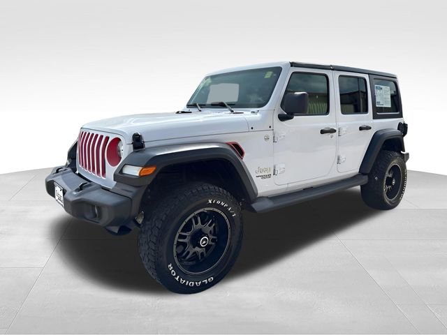 Used 2019 White Jeep Unlimited Sport S image 3