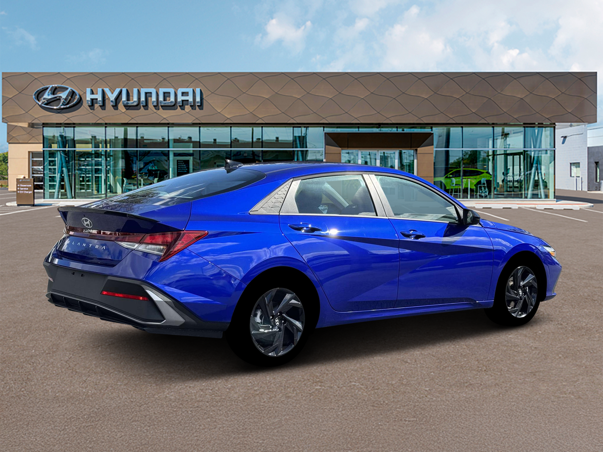 New 2026 Intense Blue Hyundai SEL Sport image 8