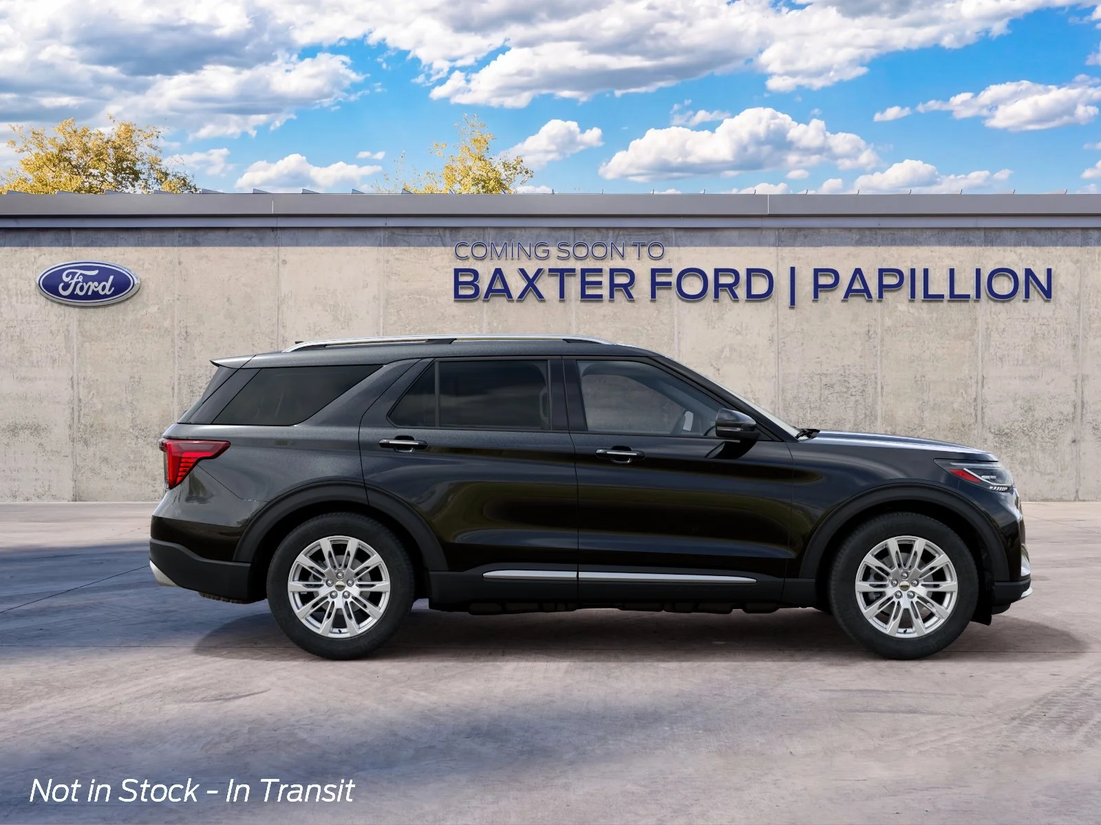 New 2027 Agate Black Metallic Ford Platinum image 46