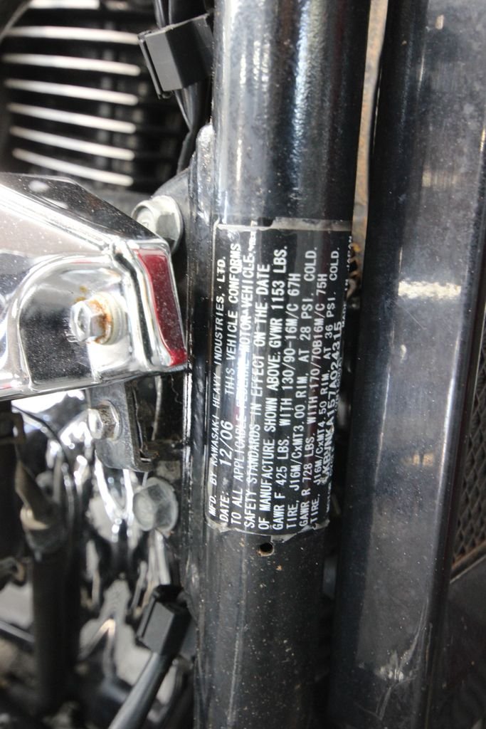Used 2007 Red Kawasaki VN1600A7FA image 16