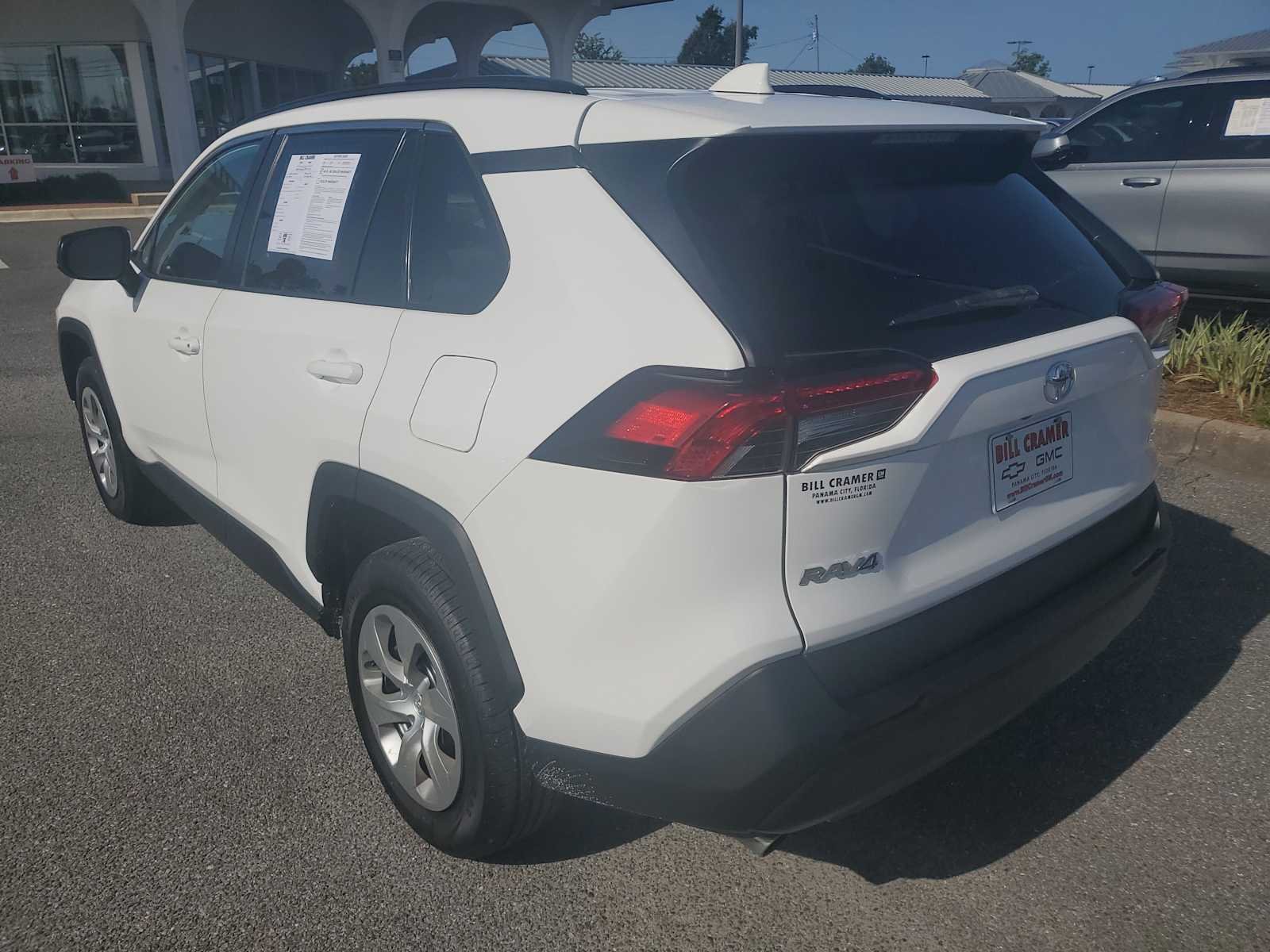Used 2019 Super White White Toyota LE image 3