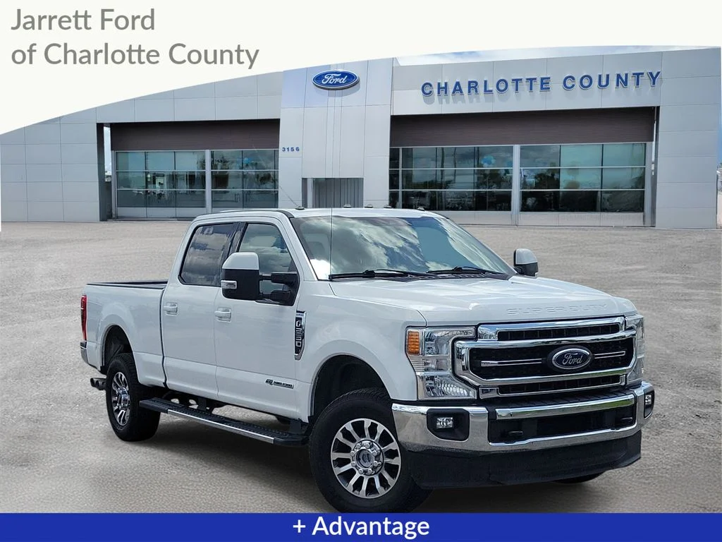 Used 2021 White Ford Lariat image 1