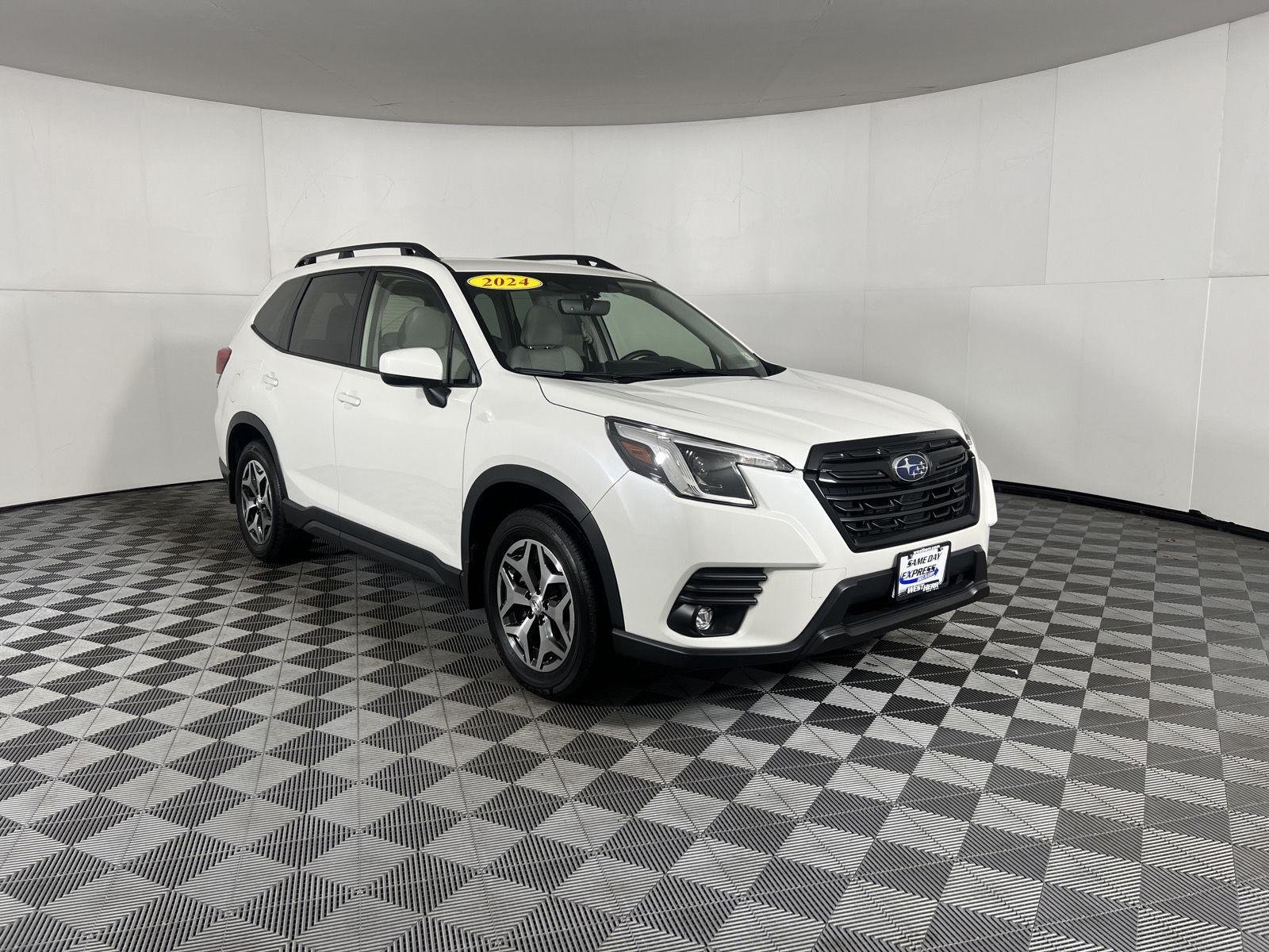 Used 2024 Crystal White Pearl Subaru Premium image 21