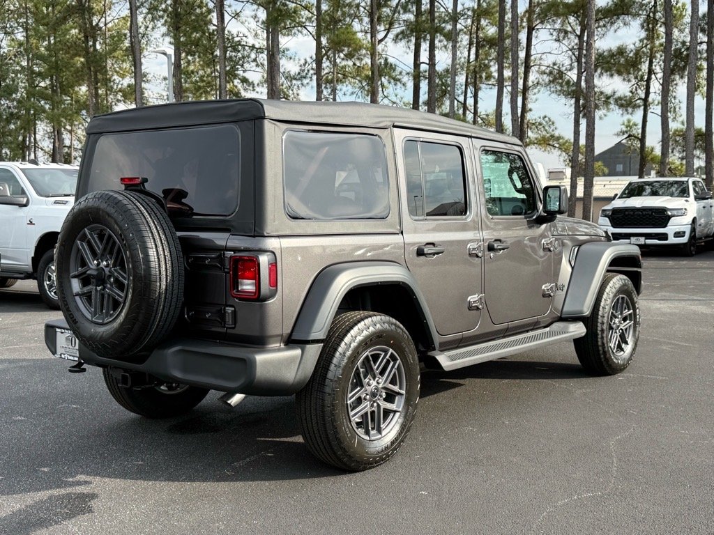 New 2026 Granite Crystal Metallic Clear-Coat Exterior Paint Jeep 4-Door Sport S 4x4 image 3