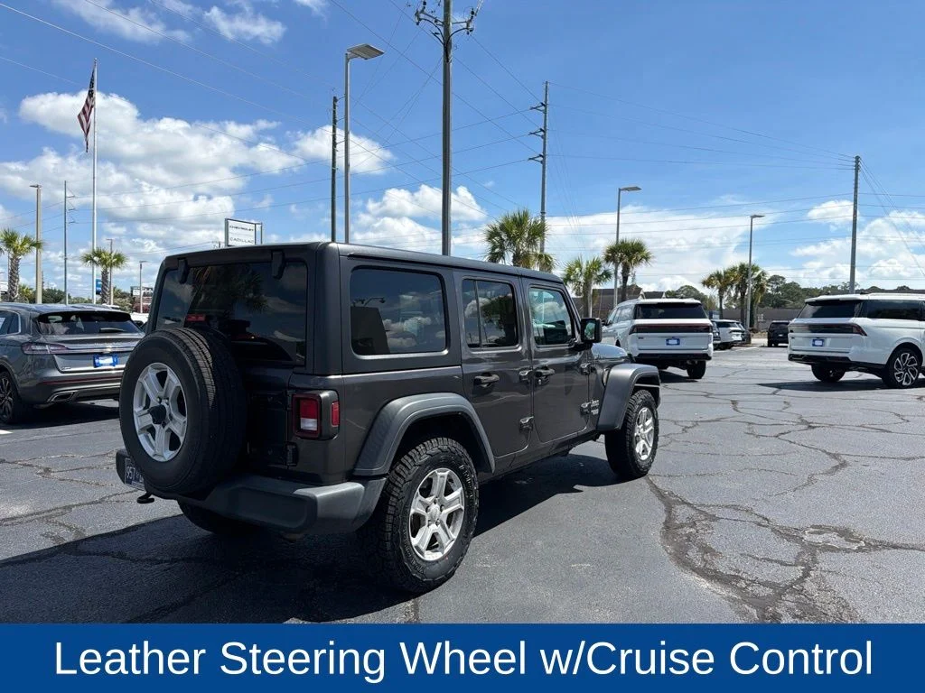 Used 2020 Granite Crystal Clearcoat Metallic Jeep Unlimited Sport S image 5