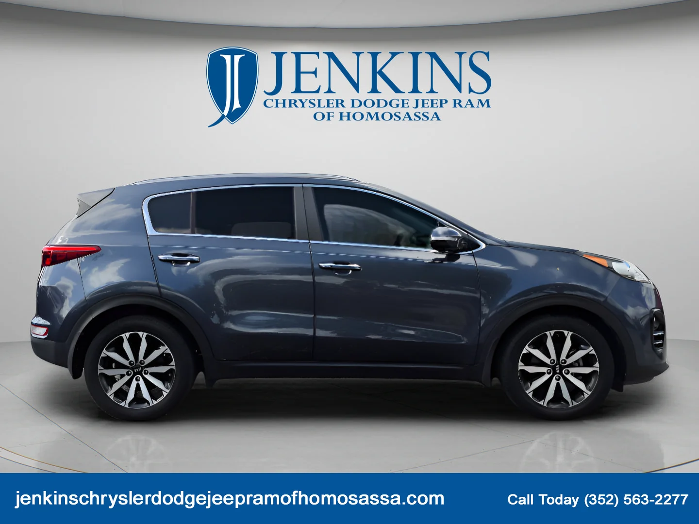 Used 2019 Blue Kia EX image 2