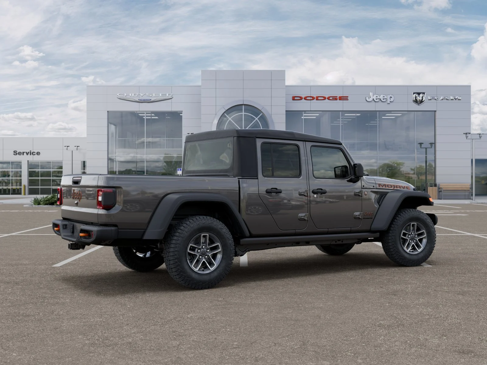 New 2026 Granite Crystal Metallic Clear-Coat Exterior Paint Jeep Mojave image 4