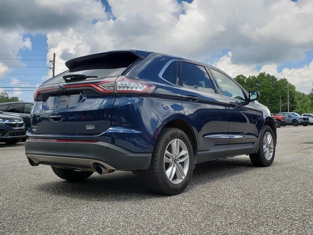 Used 2017 Blue Ford SEL AWD Power Seat Carplay 2.0 Ecoboost image 7