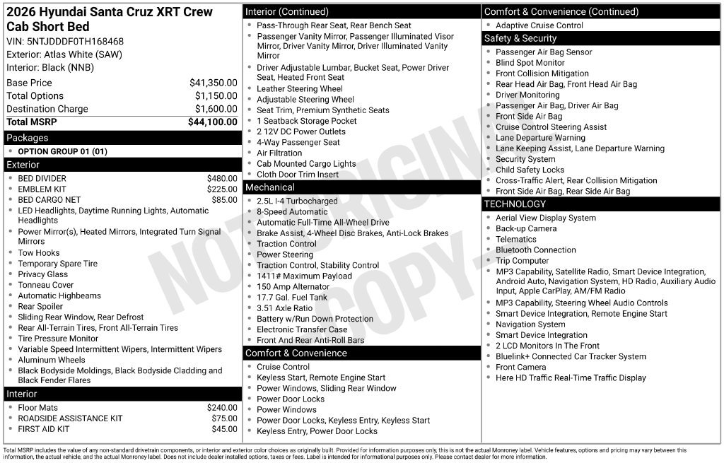 2026 Hyundai Santa Cruz XRT - Photo 32