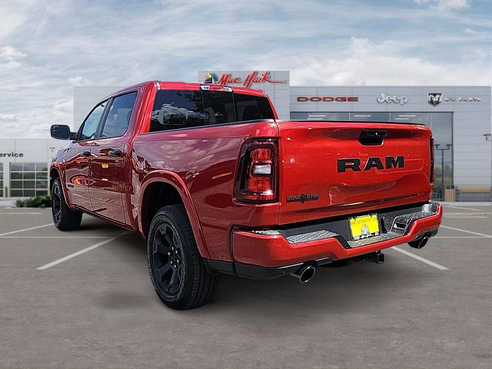 New 2026 Molten Red Pearl-Coat Exterior Paint RAM Lone Star image 3
