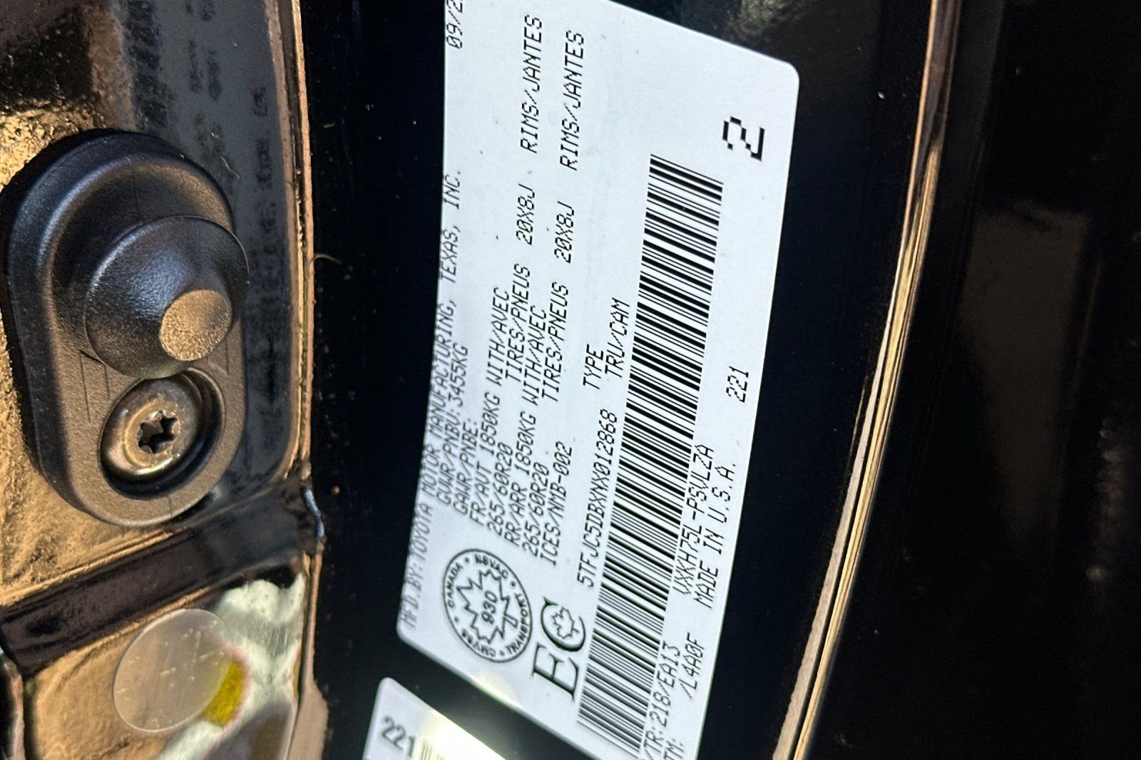 Used 2022 Black Toyota Limited image 28