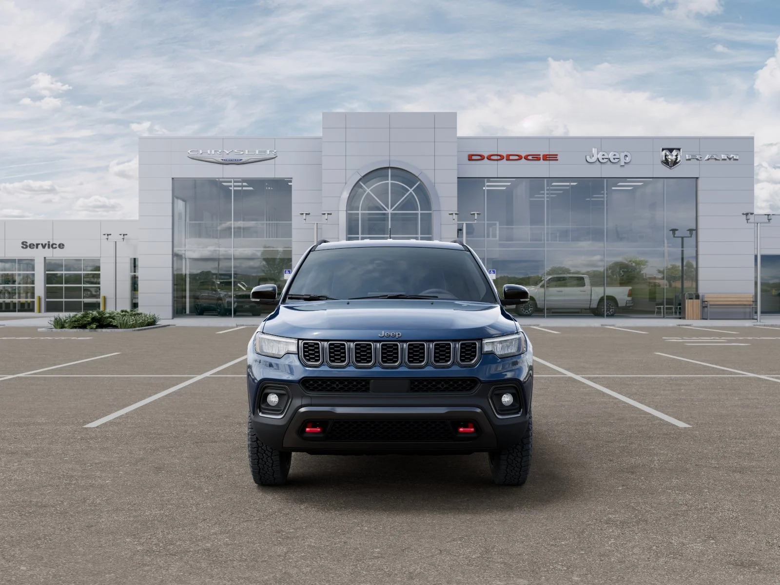 New 2026 Fathom Blue Pearl-Coat Exterior Paint Jeep Trailhawk image 6