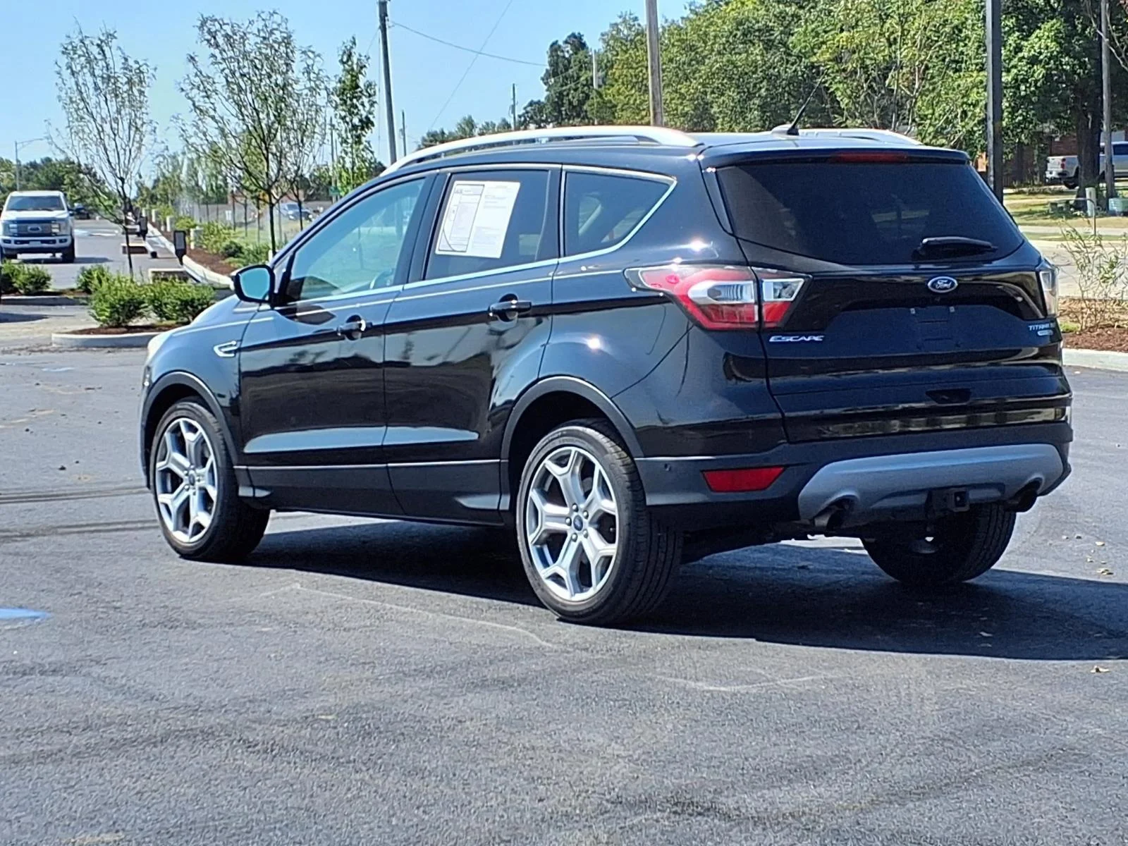 Used 2017 Shadow Black Ford Titanium image 3