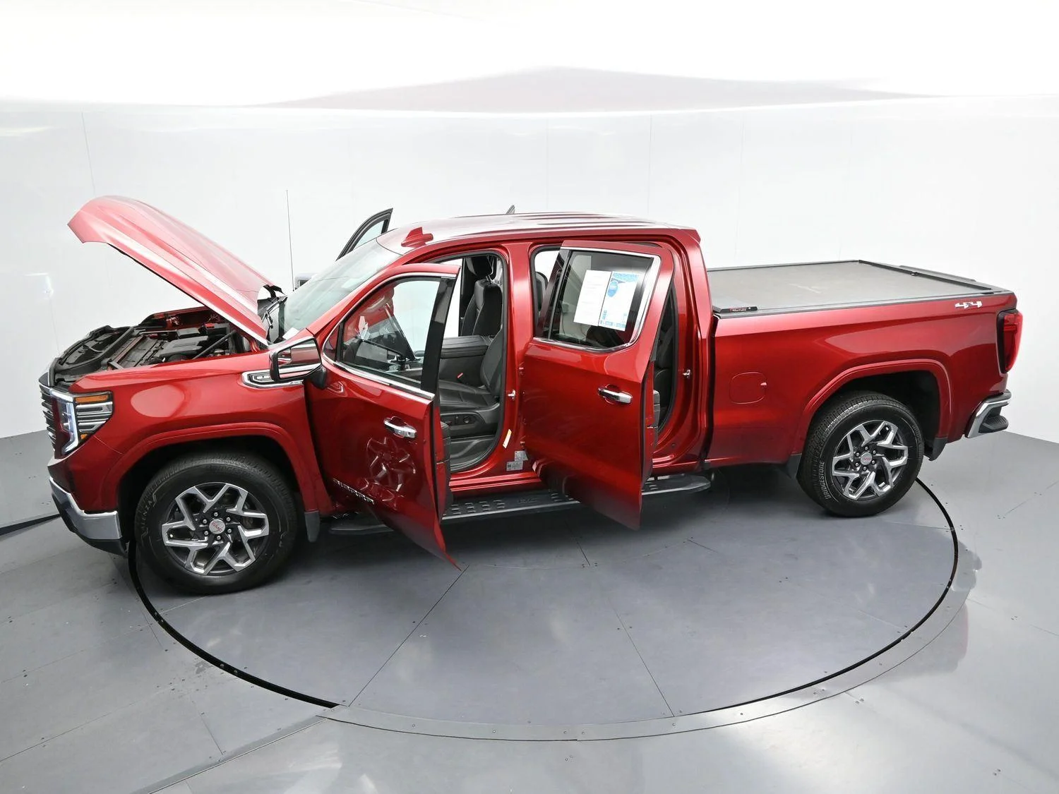 Used 2023 Volcanic Red Tintcoat GMC SLT image 44