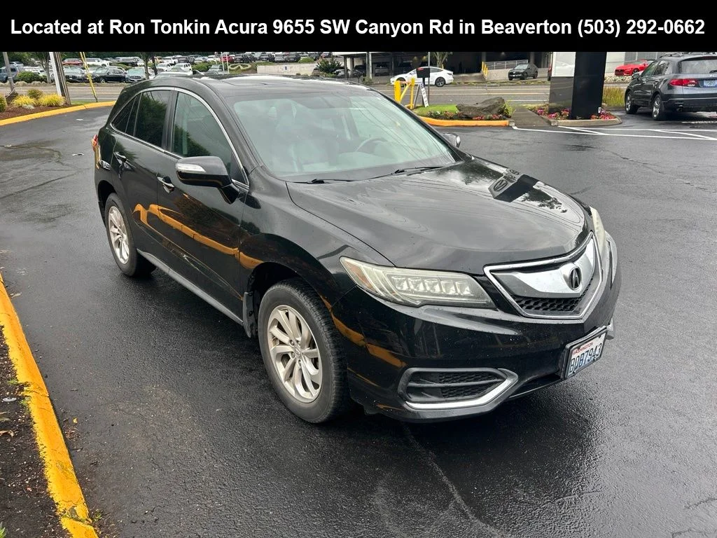 Used 2016 Crystal Black Pearl Acura RDX image 1