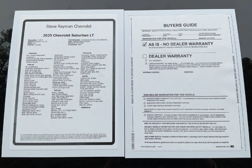 2025 Chevrolet Suburban LT - Photo 24