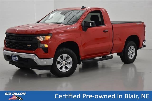 Certified Used 2025 Red Hot Chevrolet WT image 1